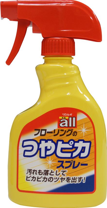 リンレイ フローリングのつやピカスプレー 400mL/パック(ご注文単位1パック)【直送品】