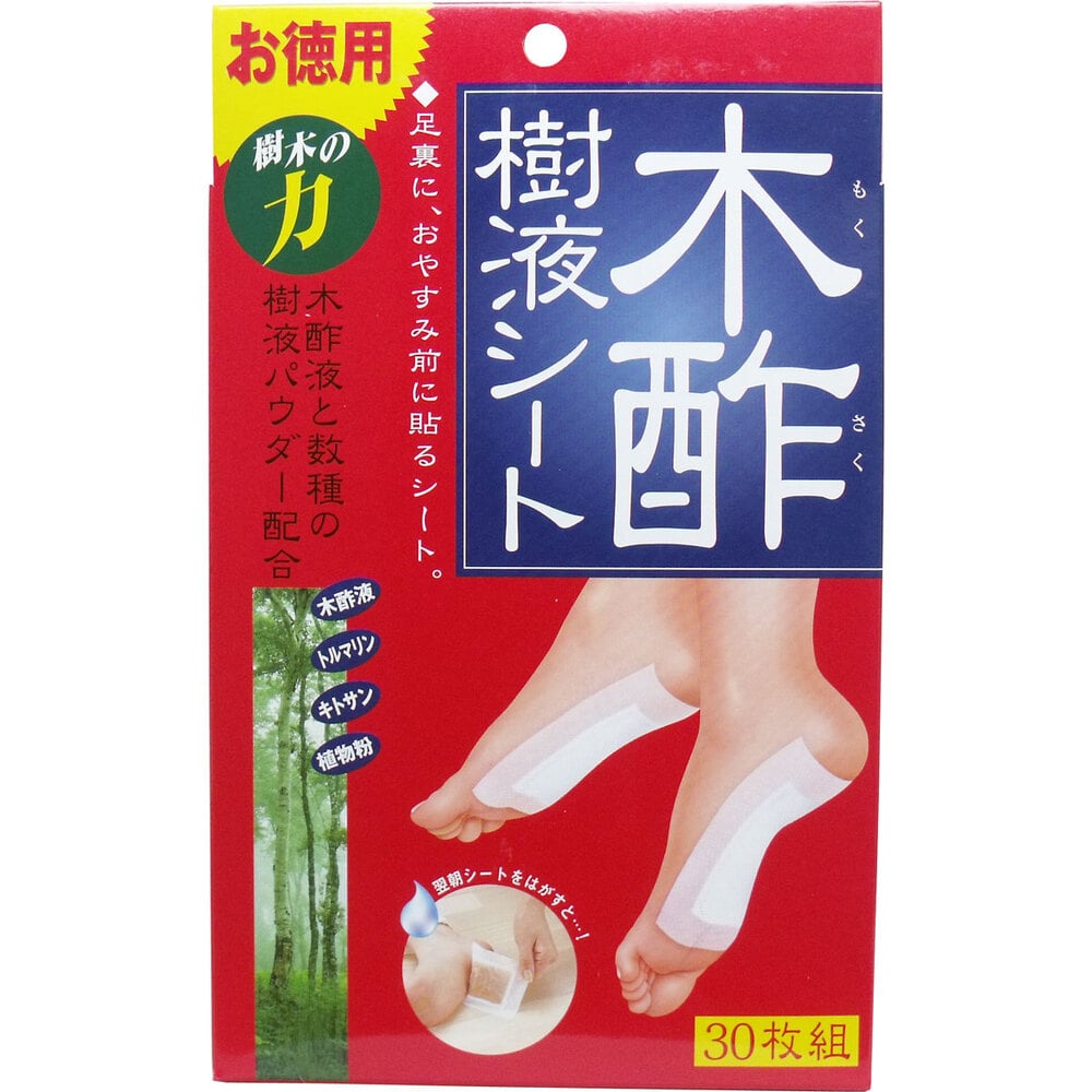 コジット 木酢樹液シート お徳用 30枚組 1パック(ご注文単位1パック)【直送品】