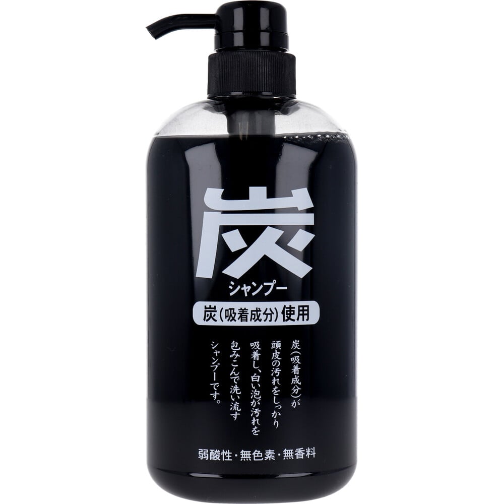 ジュン・コスメティック ジュンラブ 炭シャンプー 600mL 1個(ご注文単位1個)【直送品】