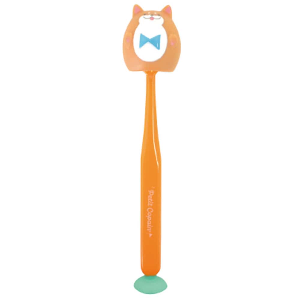 ユーカンパニー マスコットキャップ歯ブラシ 吸盤付 シバイヌ 1本(ご注文単位1本)【直送品】