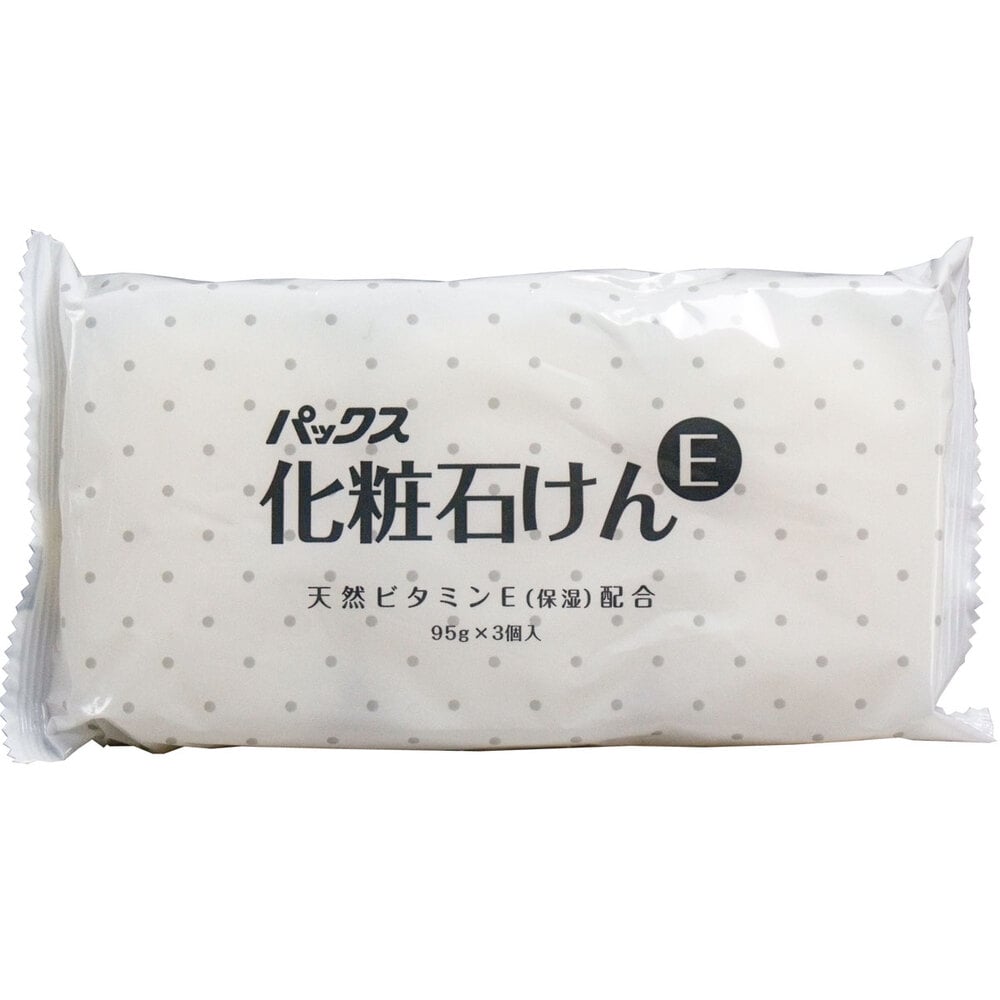 太陽油脂 パックス 化粧石けんE 95gX3個入 1パック(ご注文単位1パック)【直送品】
