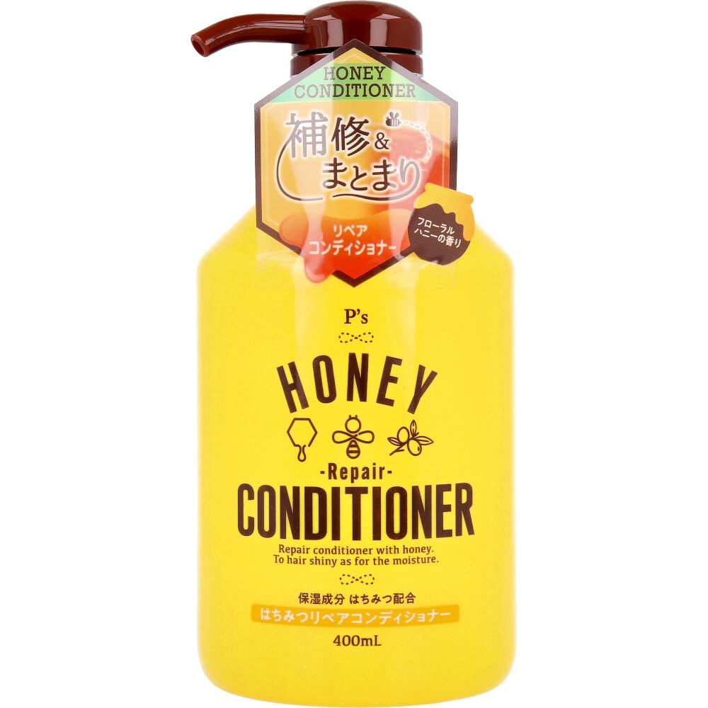 TKコーポレーション P’s はちみつリペアコンディショナー フローラルハニーの香り 400mL 1個(ご注文単位1個)【直送品】