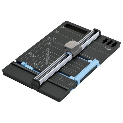 プラス PLUS 裁断機 スライドカッター ハンブンコ A4 PK-813 26-470 1台(ご注文単位1台)【直送品】