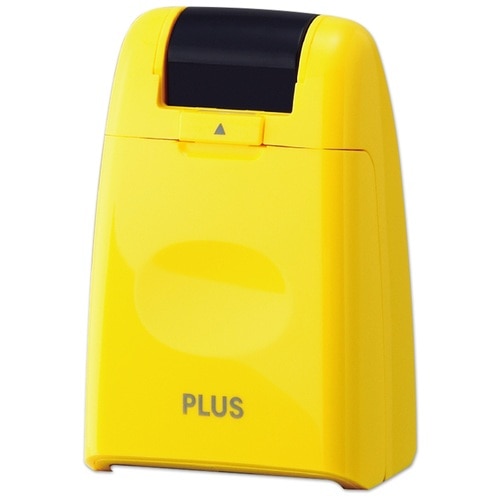 プラス PLUS 個人情報保護スタンプ ローラーケシポン イエロー IS-500CM-B 37-649 1個（ご注文単位1個）【直送品】