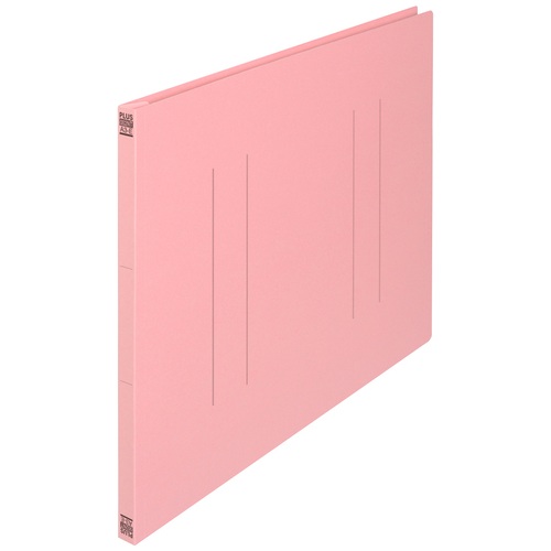 プラス PLUS フラットファイル縦罫A3E No.002NT PK 10冊 ピンク 1袋(ご注文単位1袋)【直送品】