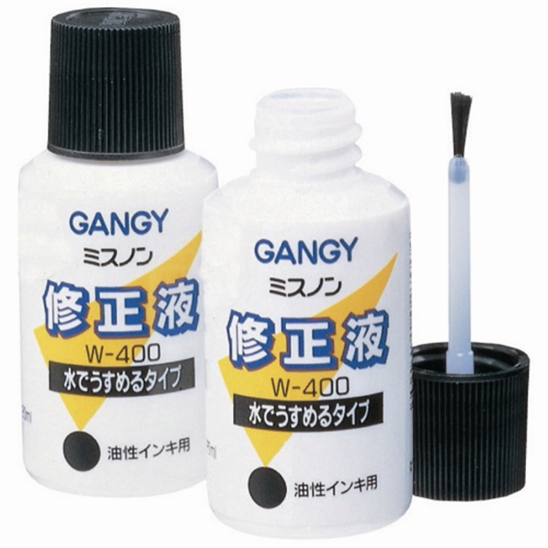カズキ高分子 修正液ミスノン W-400 1個(ご注文単位1個)【直送品】