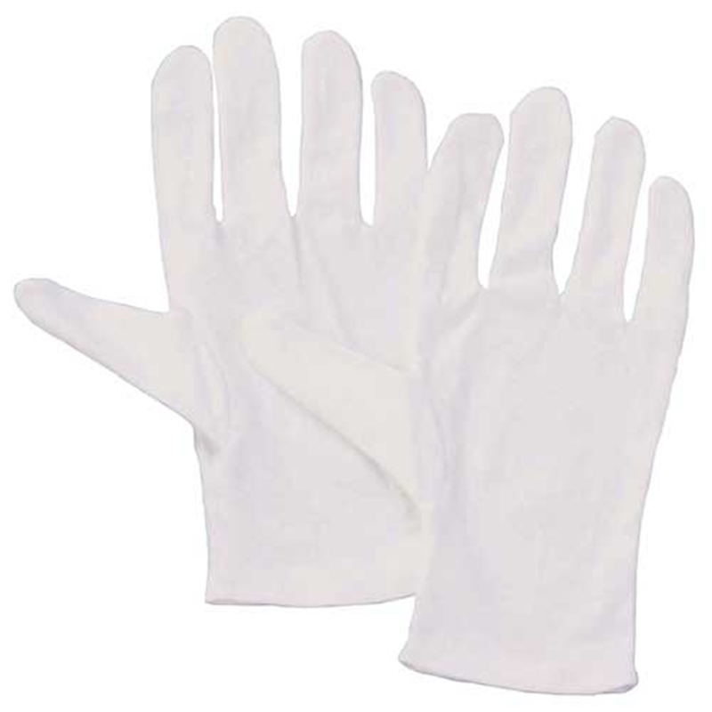 WING ACE 綿スムス手袋 マチなし L 12双入 1個（ご注文単位1個）【直送品】