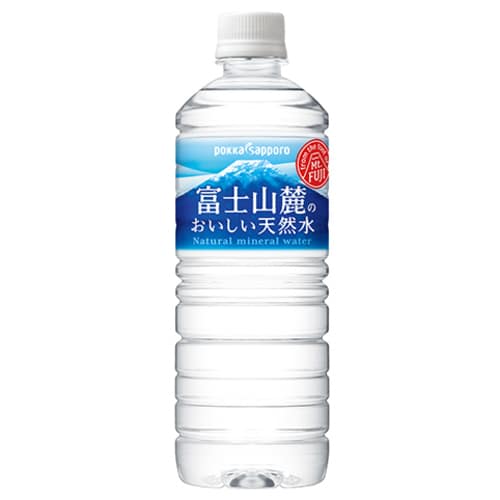 ポッカサッポロ ※富士山麓のおいしい天然水PET 24本/箱 ※軽（ご注文単位1箱）【直送品】