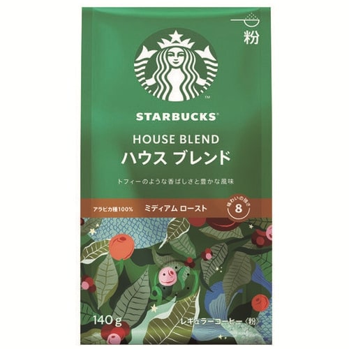 ネスレ ※スターバックスコーヒーHOUSE BLEND 140g/袋 ※軽（ご注文単位1袋）【直送品】