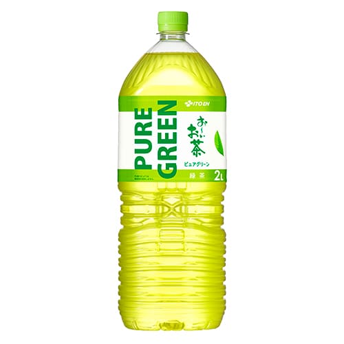 伊藤園 ※おーいお茶 PURE gREEN 2L 6本/箱 ※軽（ご注文単位1箱）【直送品】