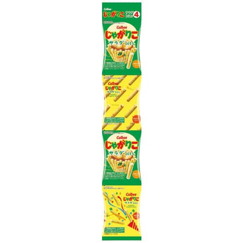 カルビー ※じゃがりこサラダbits4連 14g×4袋/パック ※軽（ご注文単位1パック）【直送品】