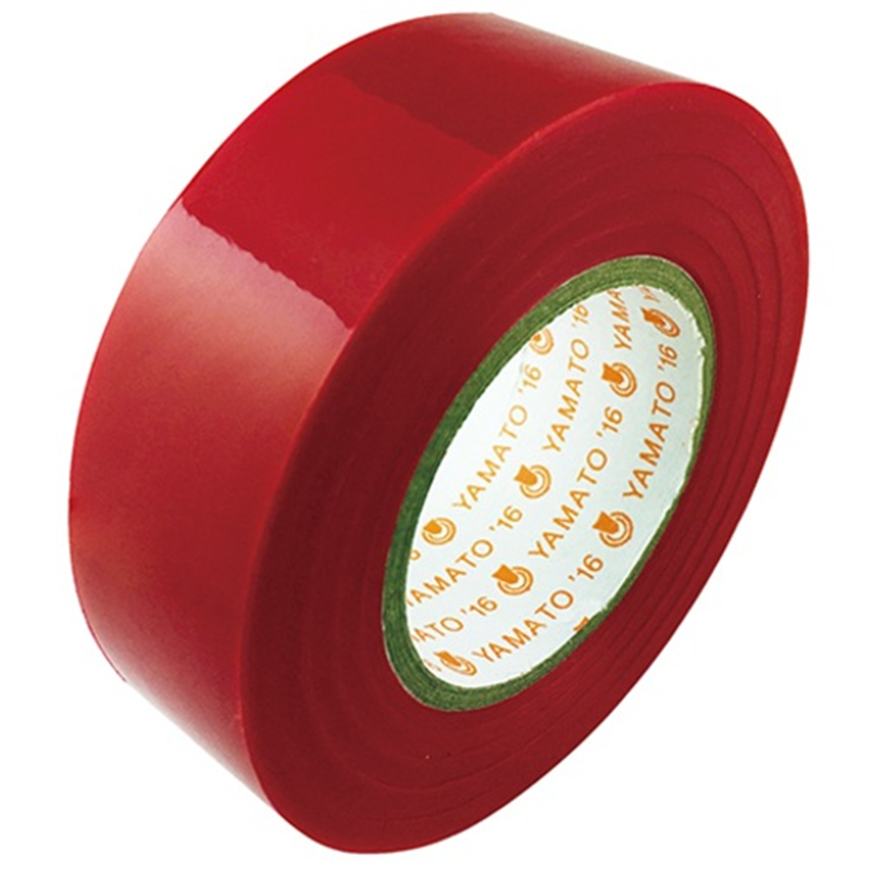ヤマト ビニールテープ NO200-19 19mm*10m 赤 10巻 1個（ご注文単位1個）【直送品】
