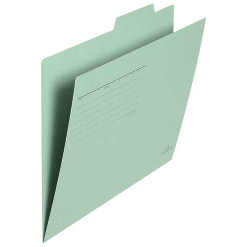 プラス 個別フォルダー FL-001IF A4E 緑 100枚 1箱(ご注文単位1箱)【直送品】