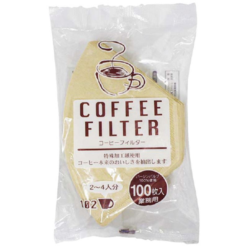 ニットク コーヒーフィルター100枚入 2?4人分  1個（ご注文単位1個）【直送品】