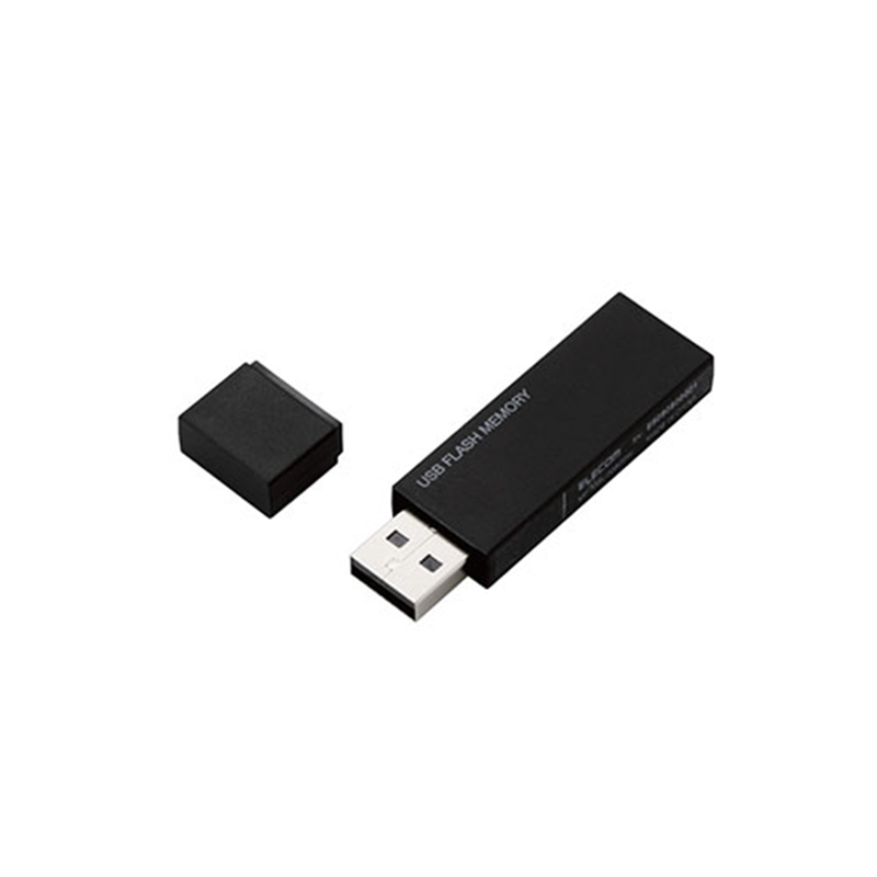 エレコム セキュリティUSBメモリ64GB MF-MSU2B64GBK  1個（ご注文単位1個）【直送品】