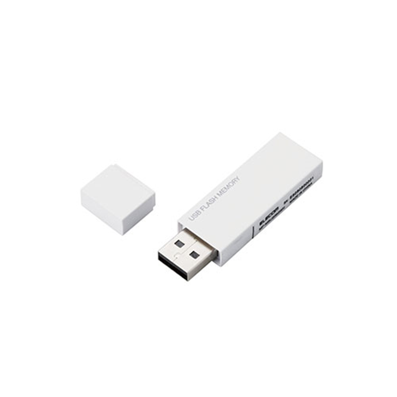 エレコム セキュリティUSBメモリ64GB MF-MSU2B64GWH  1個（ご注文単位1個）【直送品】