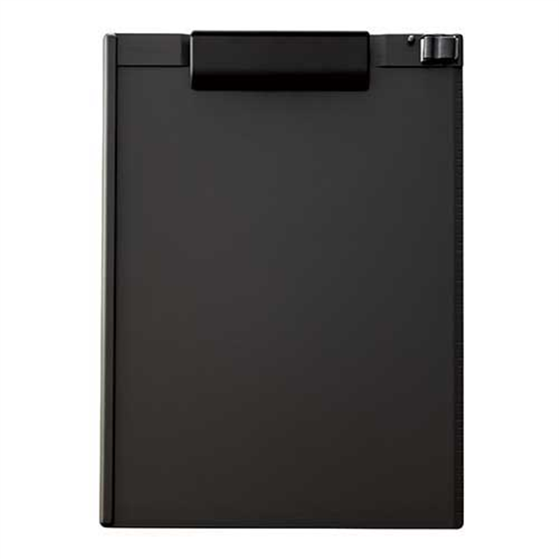 LIHITLAB 抗菌クリップボード A7940-24 ブラック 1個(ご注文単位1個)【直送品】