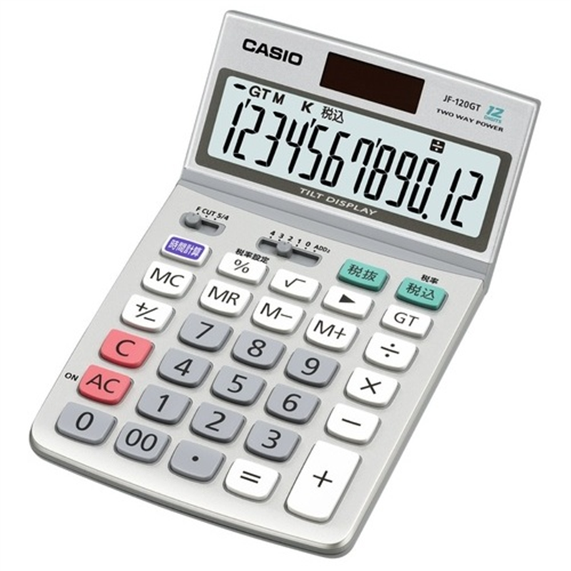 カシオ計算機 電卓 JF-120GT-N  1個（ご注文単位1個）【直送品】
