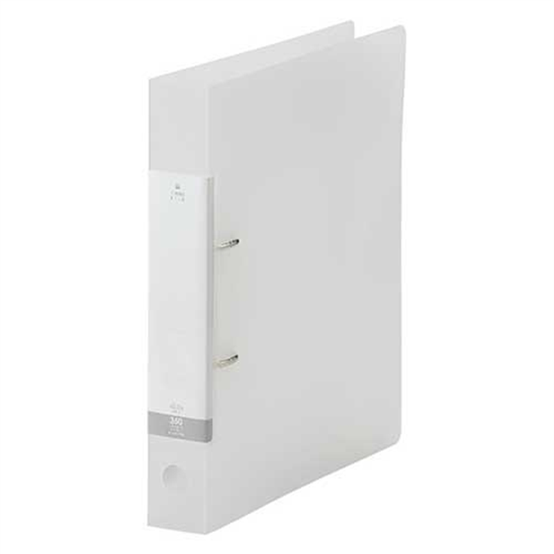 LIHIT LAB. D型リングファイルG2230-1 A4Sクリヤ10冊  1個（ご注文単位1個）【直送品】