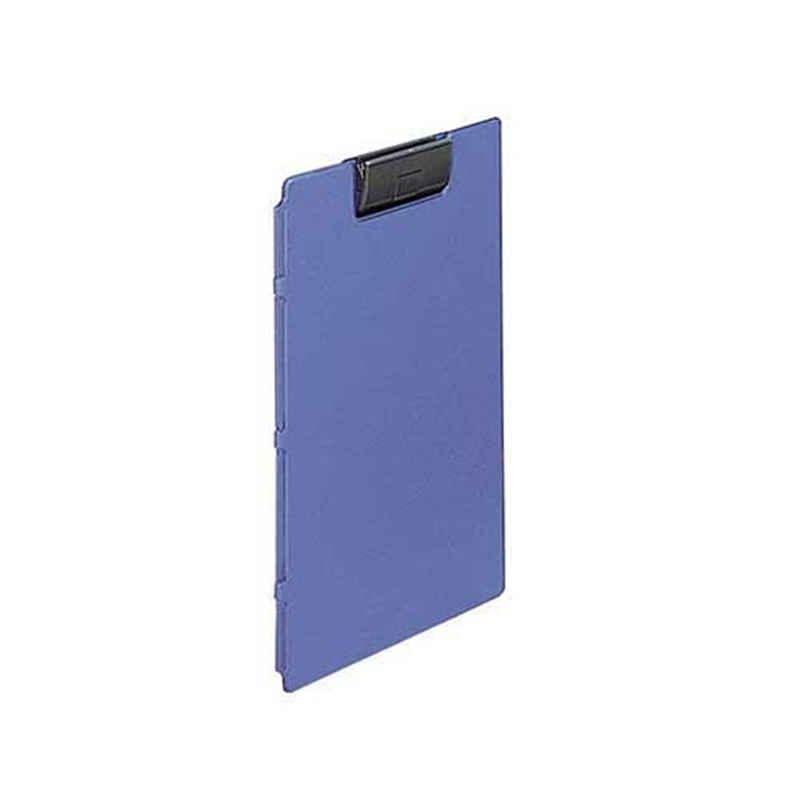 LIHIT LAB. クリップファイル F-2650-8 A4E 青 10冊  1個（ご注文単位1個）【直送品】