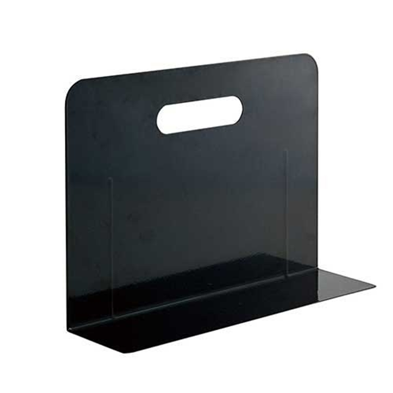 LIHIT LAB. ブックエンド・ワイド A7352-24 黒 1個(ご注文単位1個)【直送品】