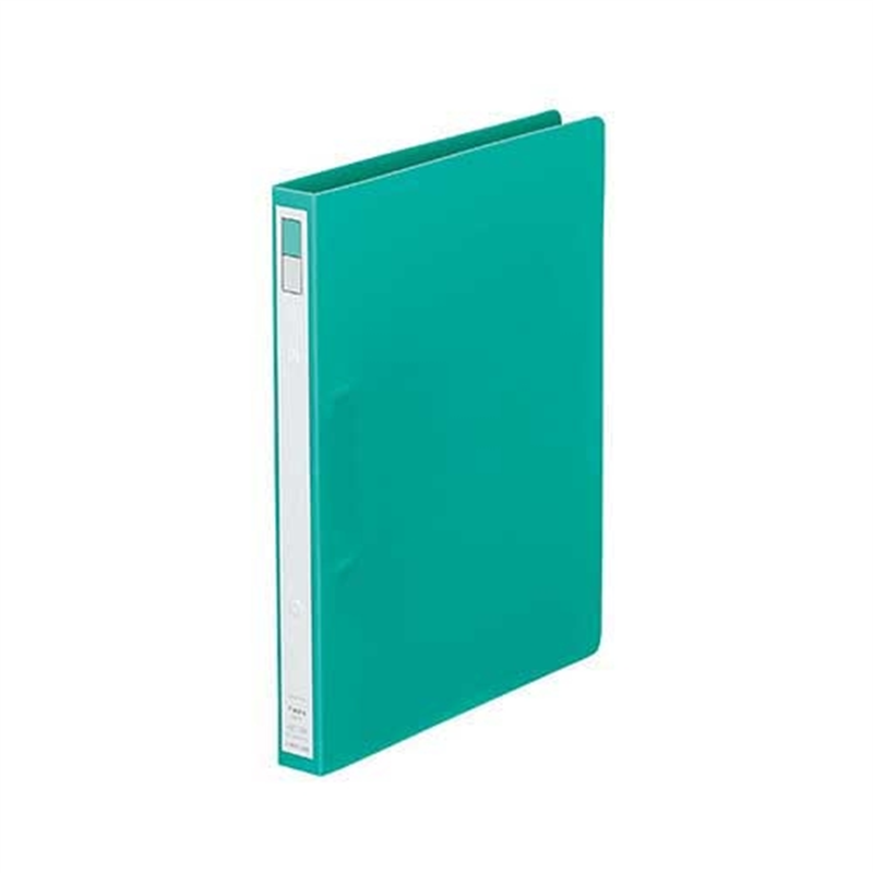 LIHIT LAB. リングファイル F-862-6 B5S 27mm 緑 1個(ご注文単位1個)【直送品】