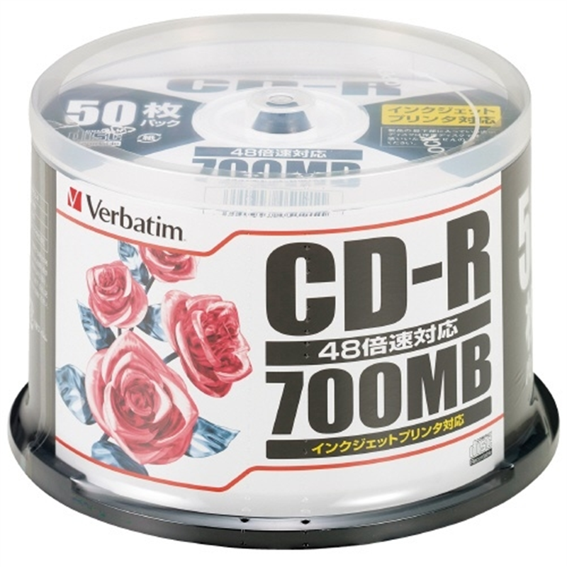 Verbatim Japan CD?R <700MB> SR80PP50 50枚  1個（ご注文単位1個）【直送品】