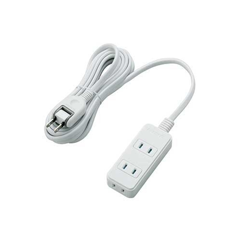 エレコム 電源タップ 3個口 3m T-ST02-22330WH 1個(ご注文単位1個)【直送品】
