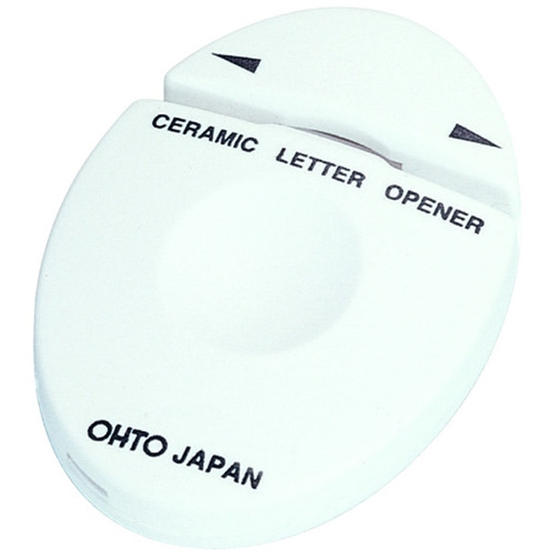 オート セラミックレターオープナー CLO-A-WT 1個(ご注文単位1個)【直送品】