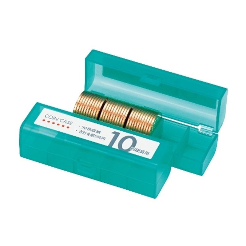 オープン工業 コインケース M-10 10円用 収納50枚 1個(ご注文単位1個)【直送品】