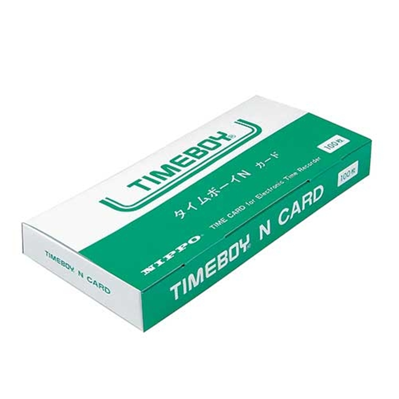 ニッポー タイムレコーダー タイムボーイ Nカード 1個（ご注文単位1個）【直送品】