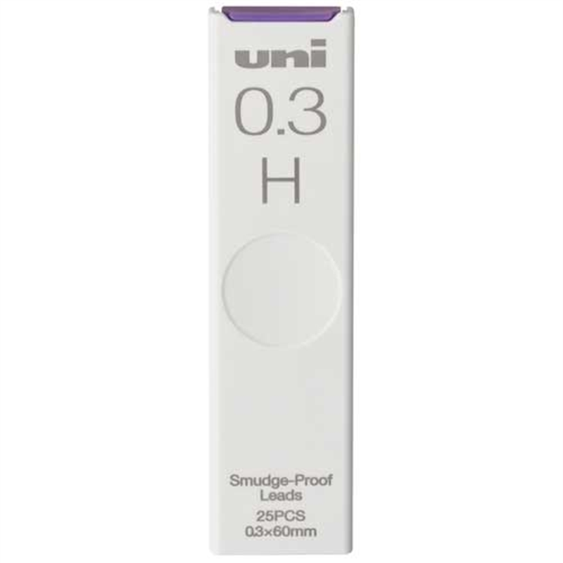 三菱鉛筆 シャープ替芯H 0.3mm25本 ULS0325H 1個（ご注文単位1個）【直送品】