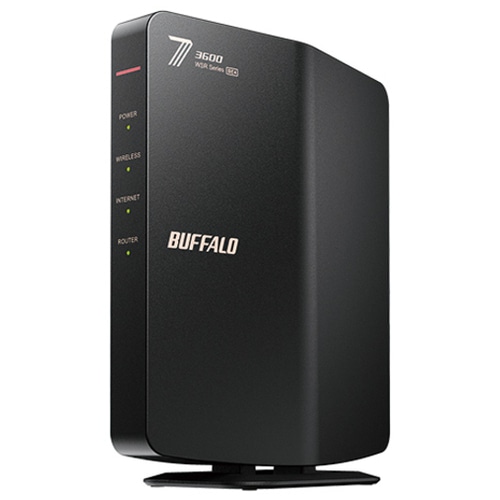 BUFFALO Wi-Fi 7(11be)Wi-FiルーターWSR3600BE4P-BK（ご注文単位1個）【直送品】