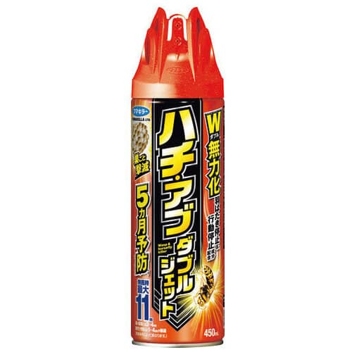 フマキラー ハチ･アブ ダブルジェット 450mL/個（ご注文単位1個）【直送品】