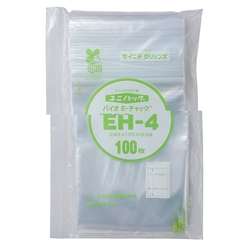 生産日本社 ユニパックバイオ EH-4 500枚/パック（ご注文単位1パック）【直送品】