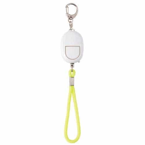 アスカ 防犯ブザーLEDライトつき ホワイト GE069WN（ご注文単位1個）【直送品】