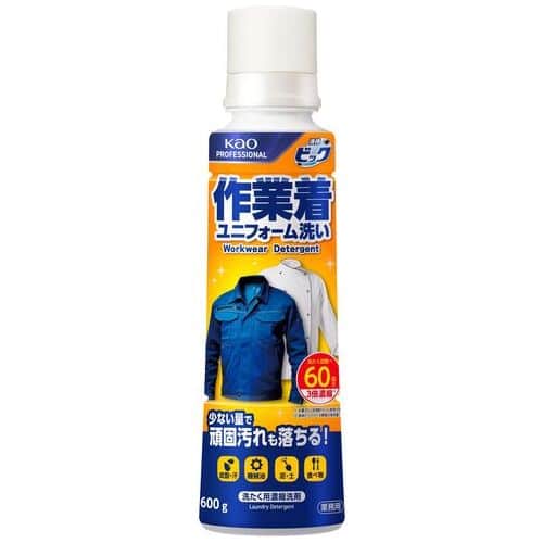 花王 液体ビック 作業着洗い 本体 600g（ご注文単位1個）【直送品】