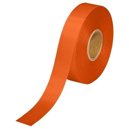 スマートバリュー カラーリボンオレンジ 18mm*25m B818J-OR（ご注文単位1巻）【直送品】