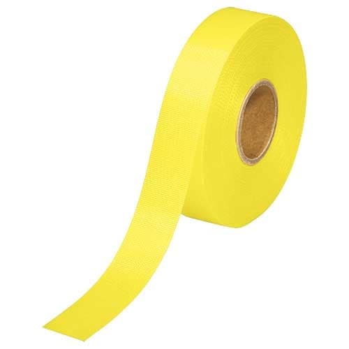 スマートバリュー カラーリボン黄 18mm*25m B818J-YL10 10巻/セット（ご注文単位1セット）【直送品】