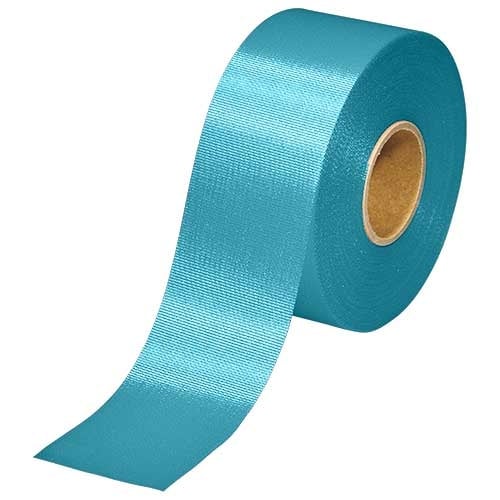 スマートバリュー カラーリボン水色 36mm*25m B836J-SK10 10巻/セット（ご注文単位1セット）【直送品】
