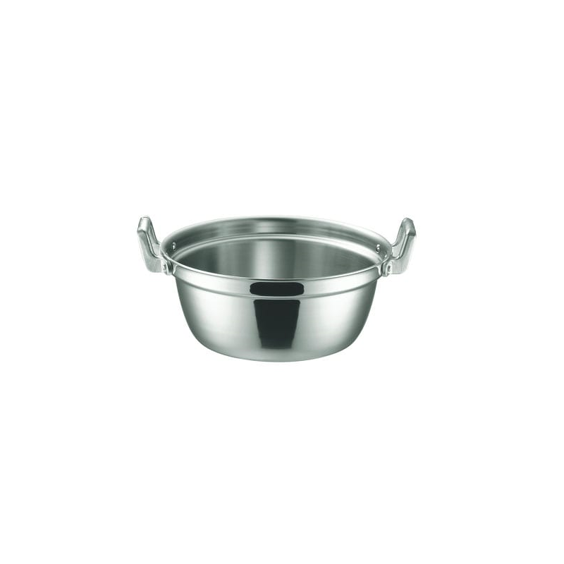 IHマエストロ 3層鋼クラッド段付鍋 39cm(15.5L) 本体 1個（ご注文単位1個）【直送品】