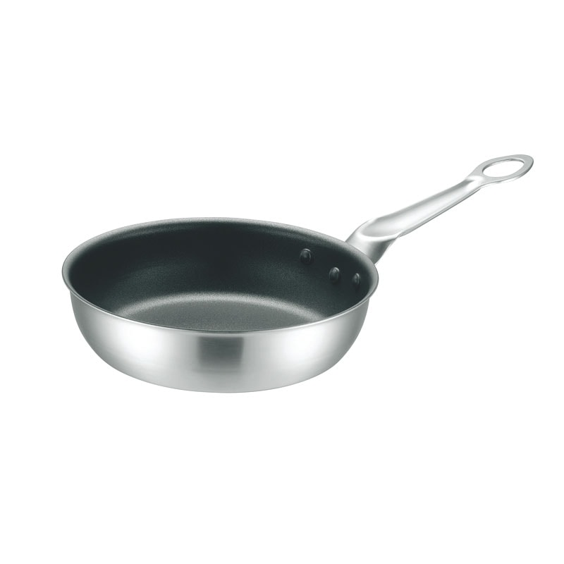 IHマエストロ 2層鋼クラッド 深型フライパン 18cm 1個（ご注文単位1個）【直送品】