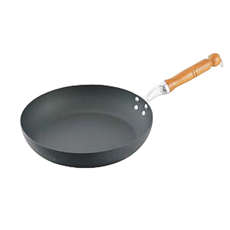 鉄木柄フライパン 24cm 1個（ご注文単位1個）【直送品】