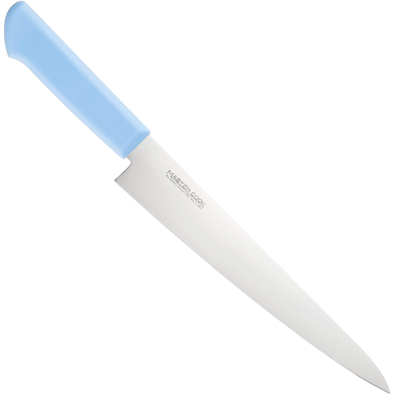 マスターコック MCSK-240 筋引 24cm ブルー 1個(ご注文単位1個)【直送品】