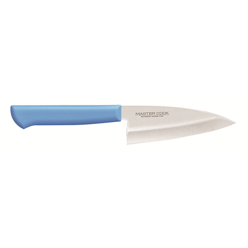 マスターコック MCAK-90 小出刃(片刃) 9cm ブルー 1個(ご注文単位1個)【直送品】