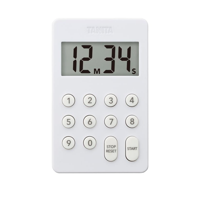 タニタ TD-415-WH(ホワイト) デジタルタイマー100分計 1個（ご注文単位1個）【直送品】