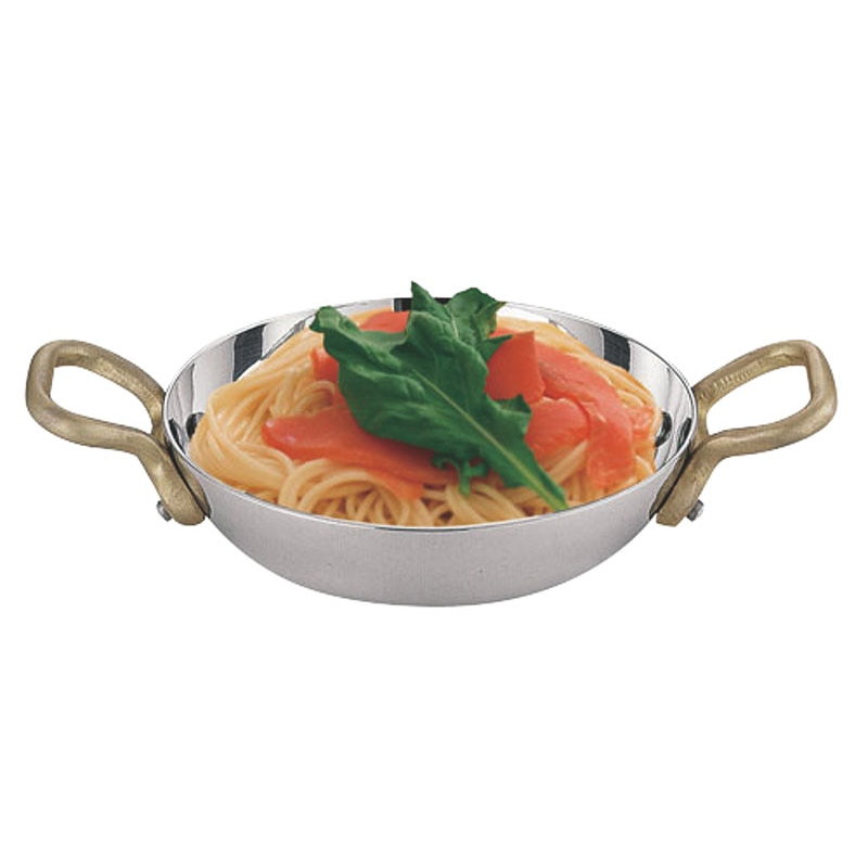 UK 18-8 プチパン 両手フライパン(両手) 8cm 1個（ご注文単位1個）【直送品】