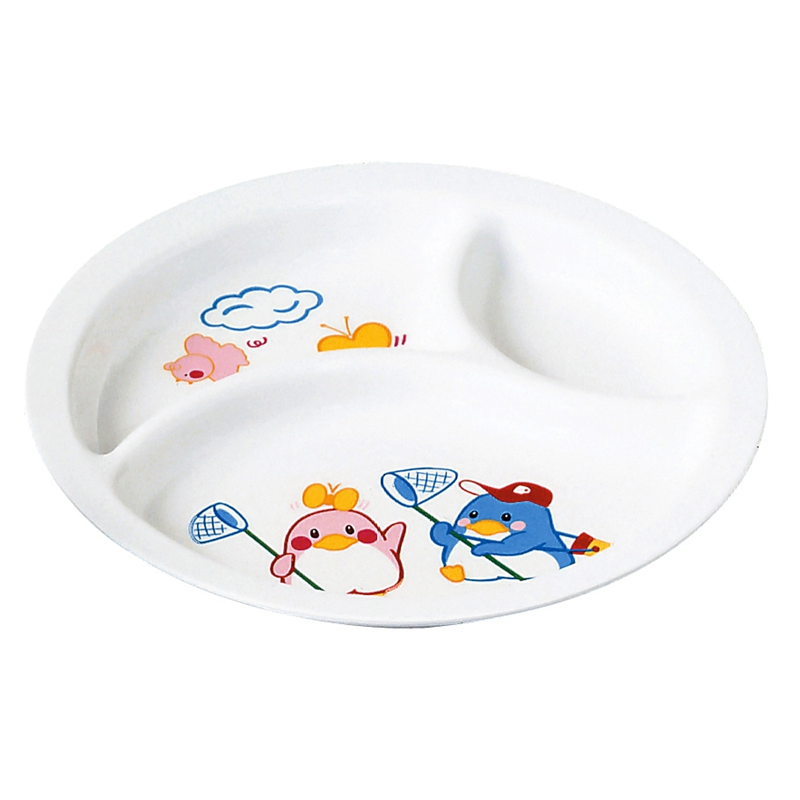 お子様食器 BB-21 丸ランチ皿(小)新形 ベン&ベティ 1個（ご注文単位1個）【直送品】
