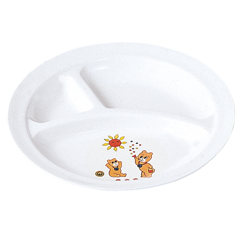 お子様食器 KF-1 丸ランチ皿 コロちゃん 1個（ご注文単位1個）【直送品】