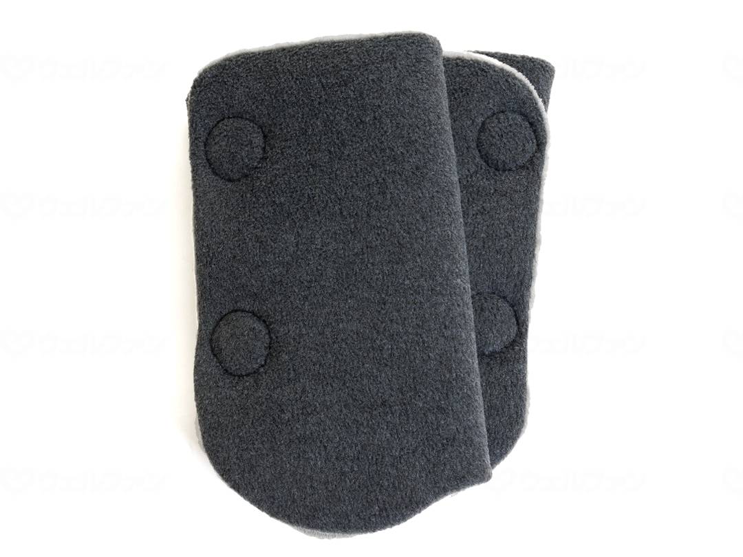 ウェルファン 巻けるレッグウォーマー/グレー/左 1個（ご注文単位1個）【直送品】